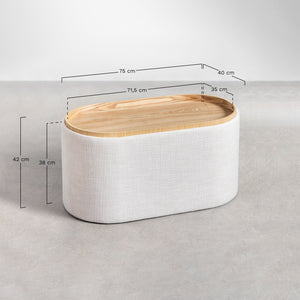 Berkeleni Table/Bench - Grey