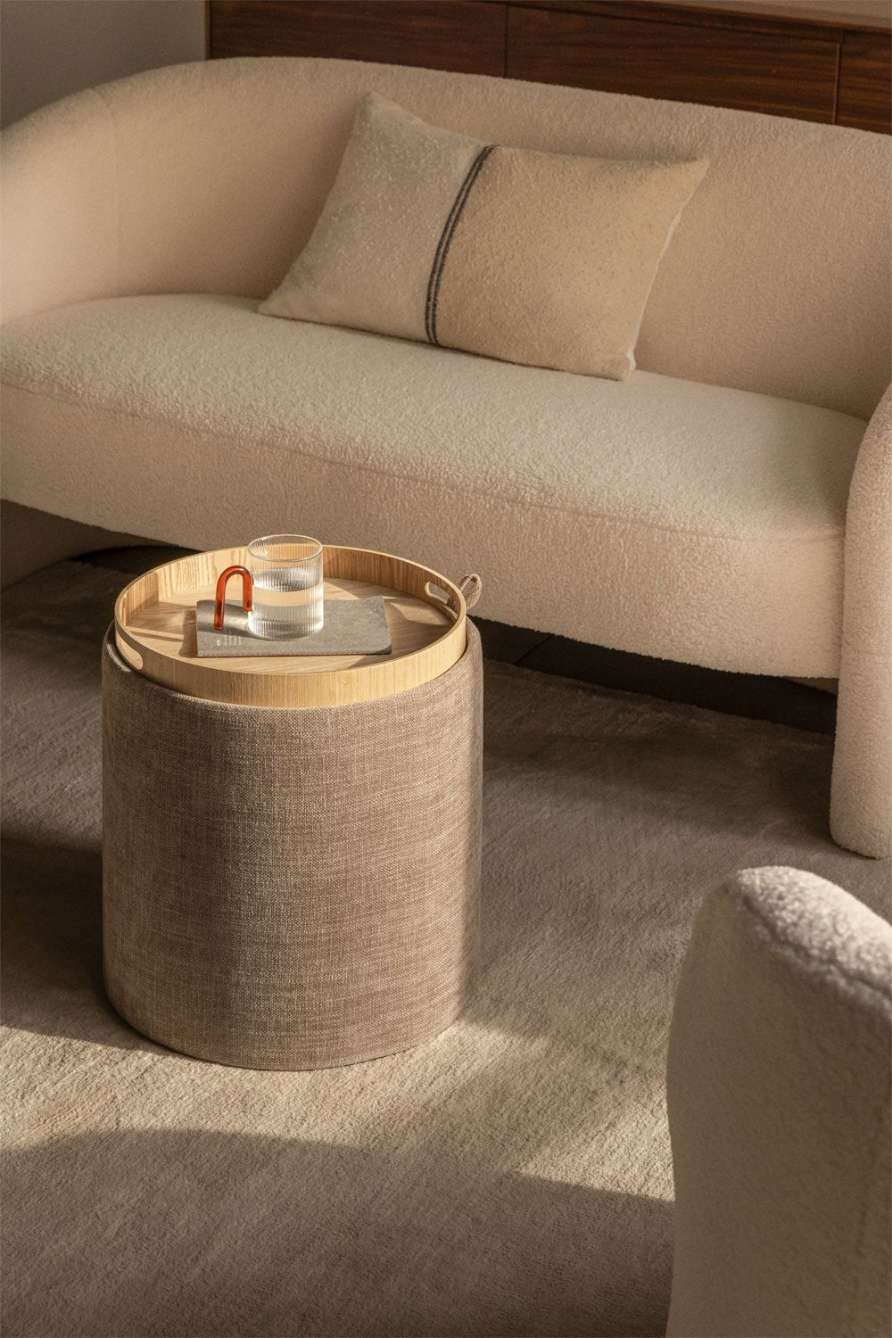 Berkeleni Table/Stool - Brown