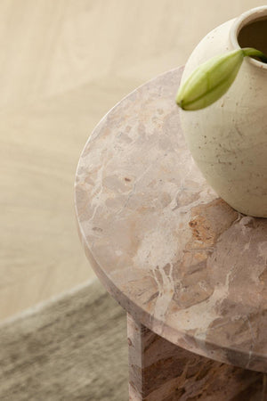 Mencia Marble Side Table