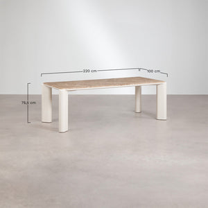 Zanzibar Marble Dining Table