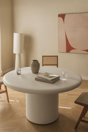 Namara Round Concrete Dining Table