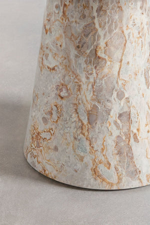 Alodia Marble Round Dining Table