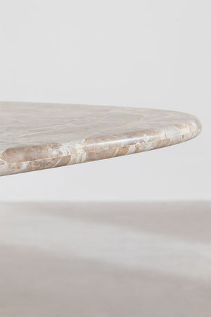 Alodia Marble Round Dining Table