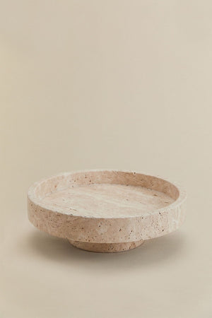 Kevara Marble Tray - Travertine
