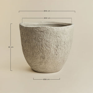 Nuria Plant Pot - Sand Brown