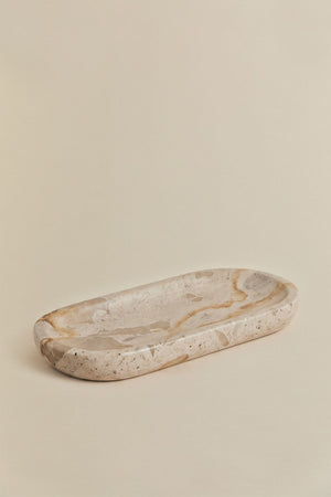 Ceranova Tray - Panther Beige Marble