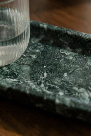 Ceranova Tray - Green Marble
