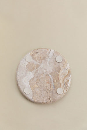 Light marble Velmar tray side view