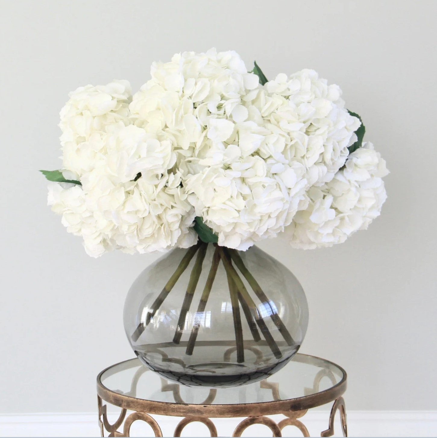 Artificial White Hydrangea