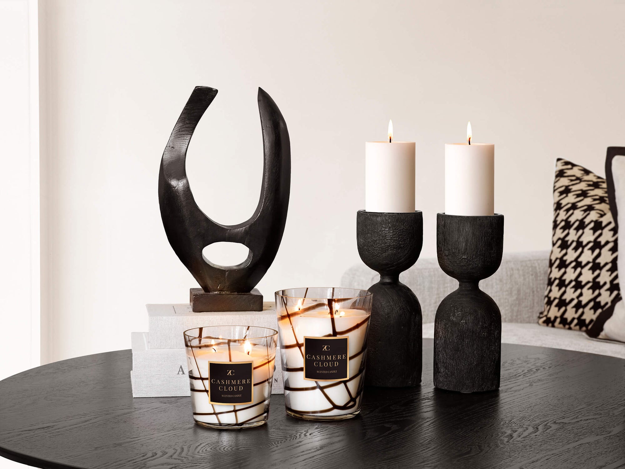 Hourglass Candle Holder