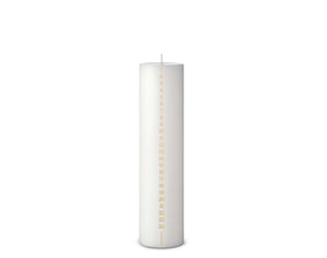 Calendar Candle - Pure White