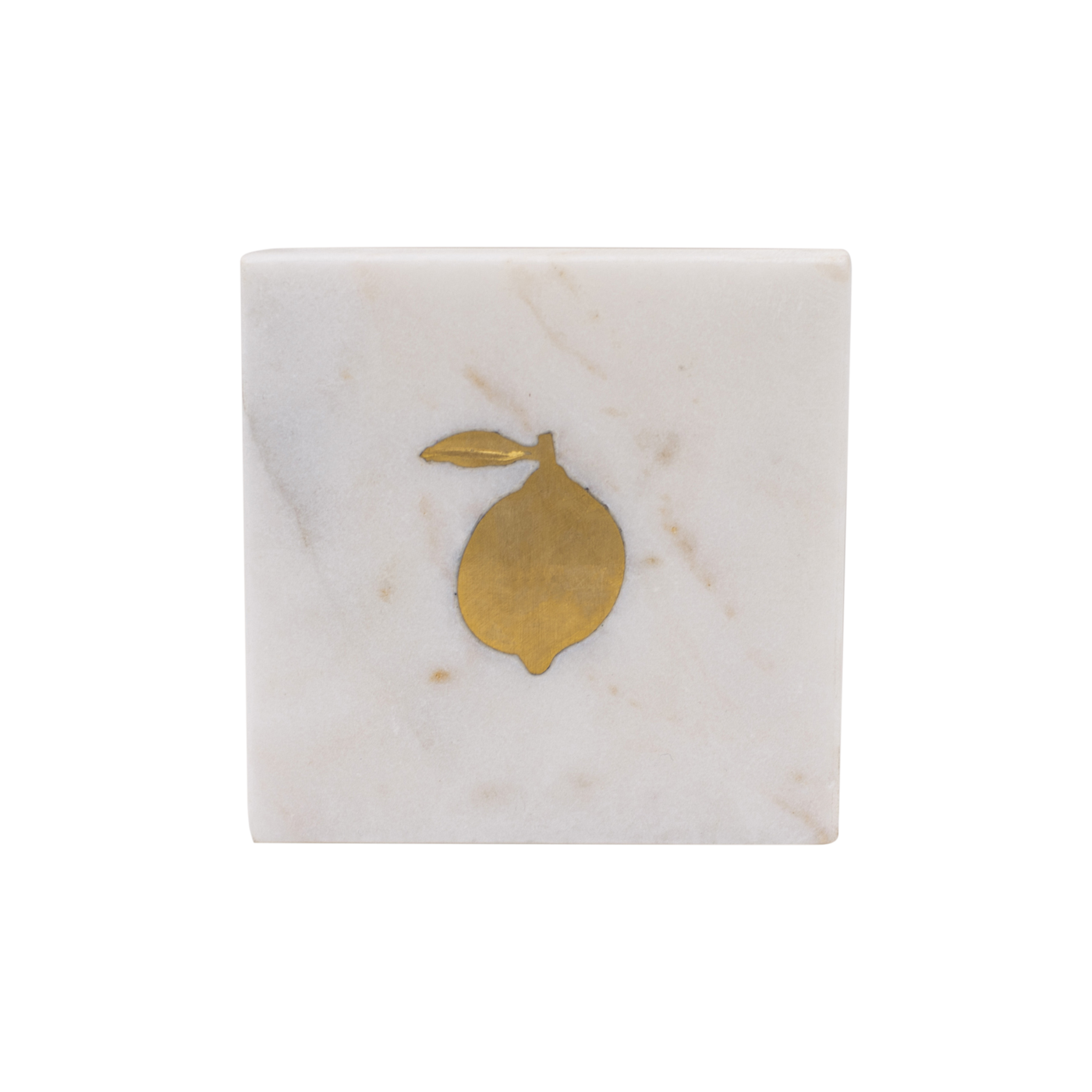 Lemon Marble Coaster, Set of 3