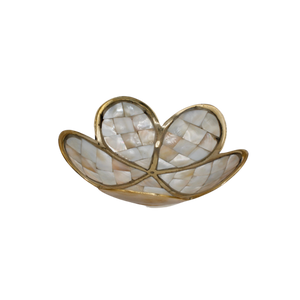 Mother of Pearl Brass Bowl