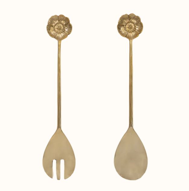 Poppy salad servers (set/2)