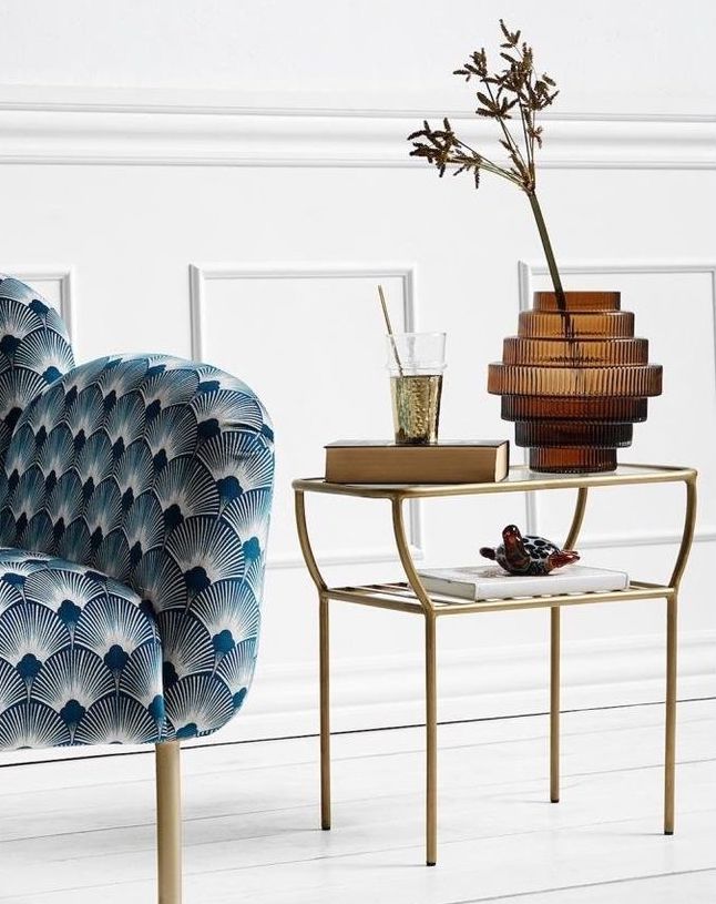 Chic Side Table, Gold