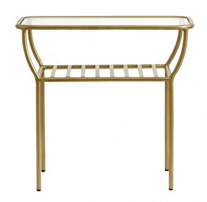 Chic Side Table, Gold