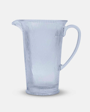 Ribbed Glass Jug