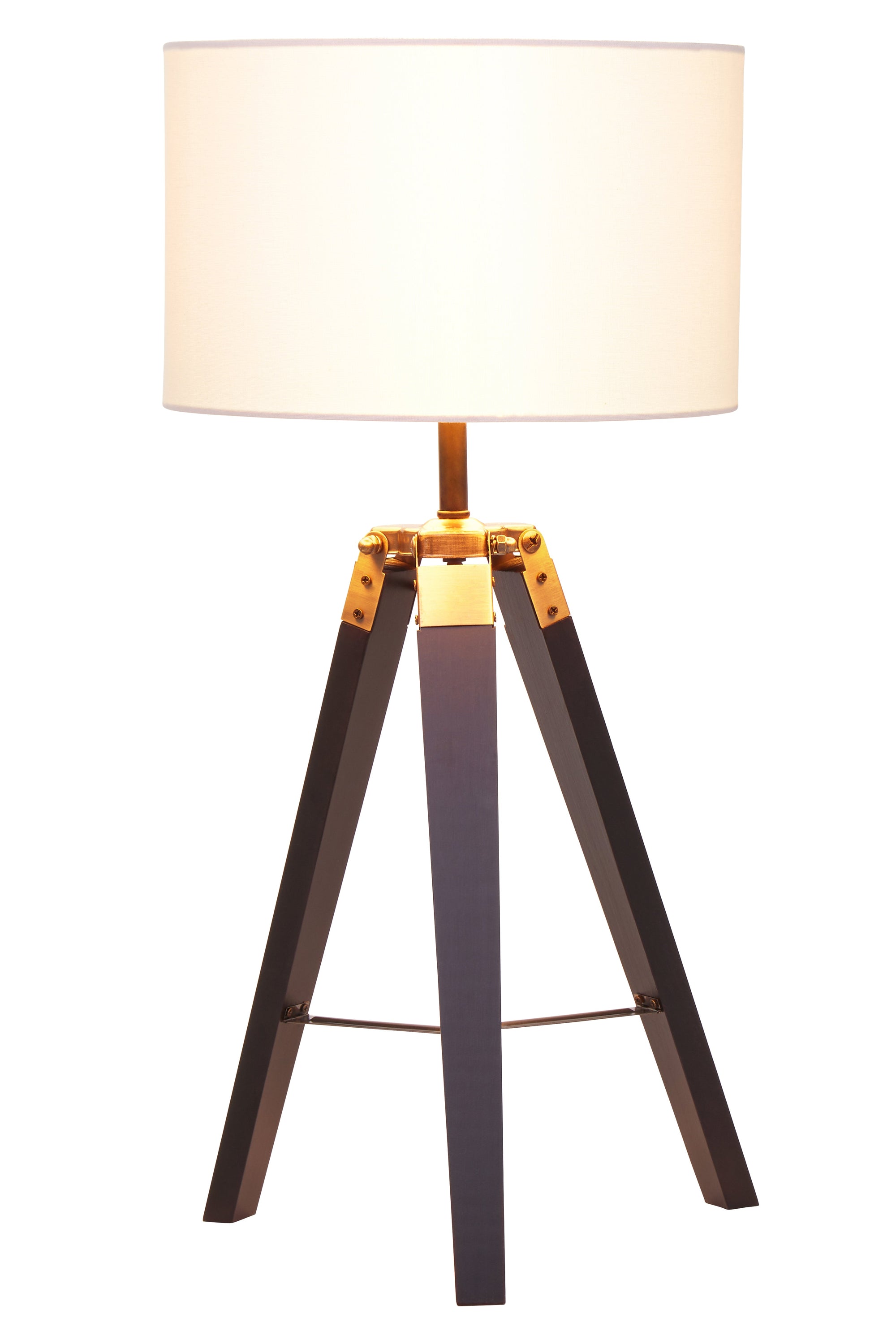 Malvern Tripod Table Lamp With Black Base