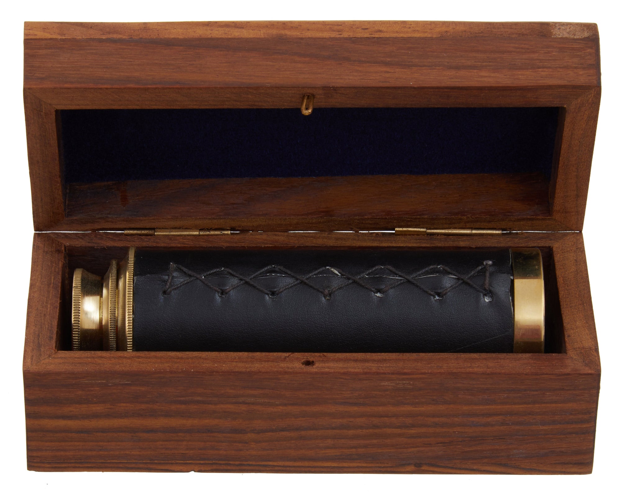 Churchill Brown Leather Effect Telescope