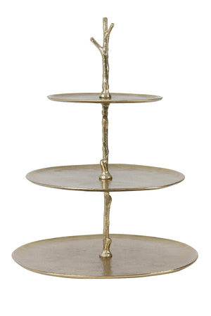 kitchen 3 tier layer stand gold