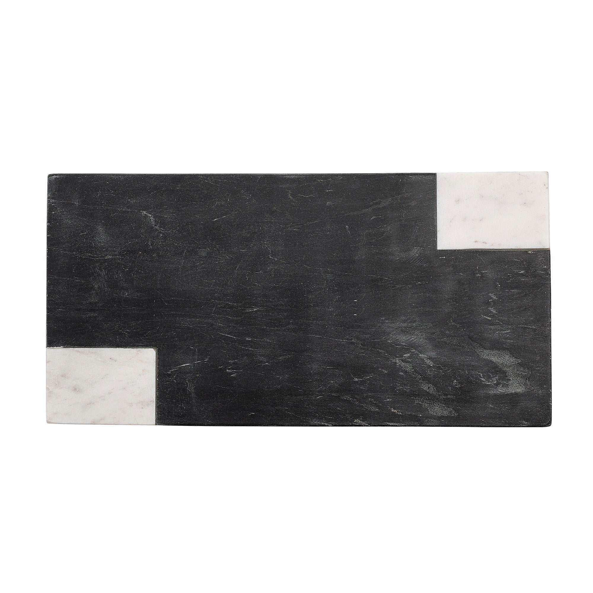 Bloomingville Rectangle Marble Black and White Cutting Board
