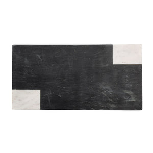 Bloomingville Rectangle Marble Black and White Cutting Board