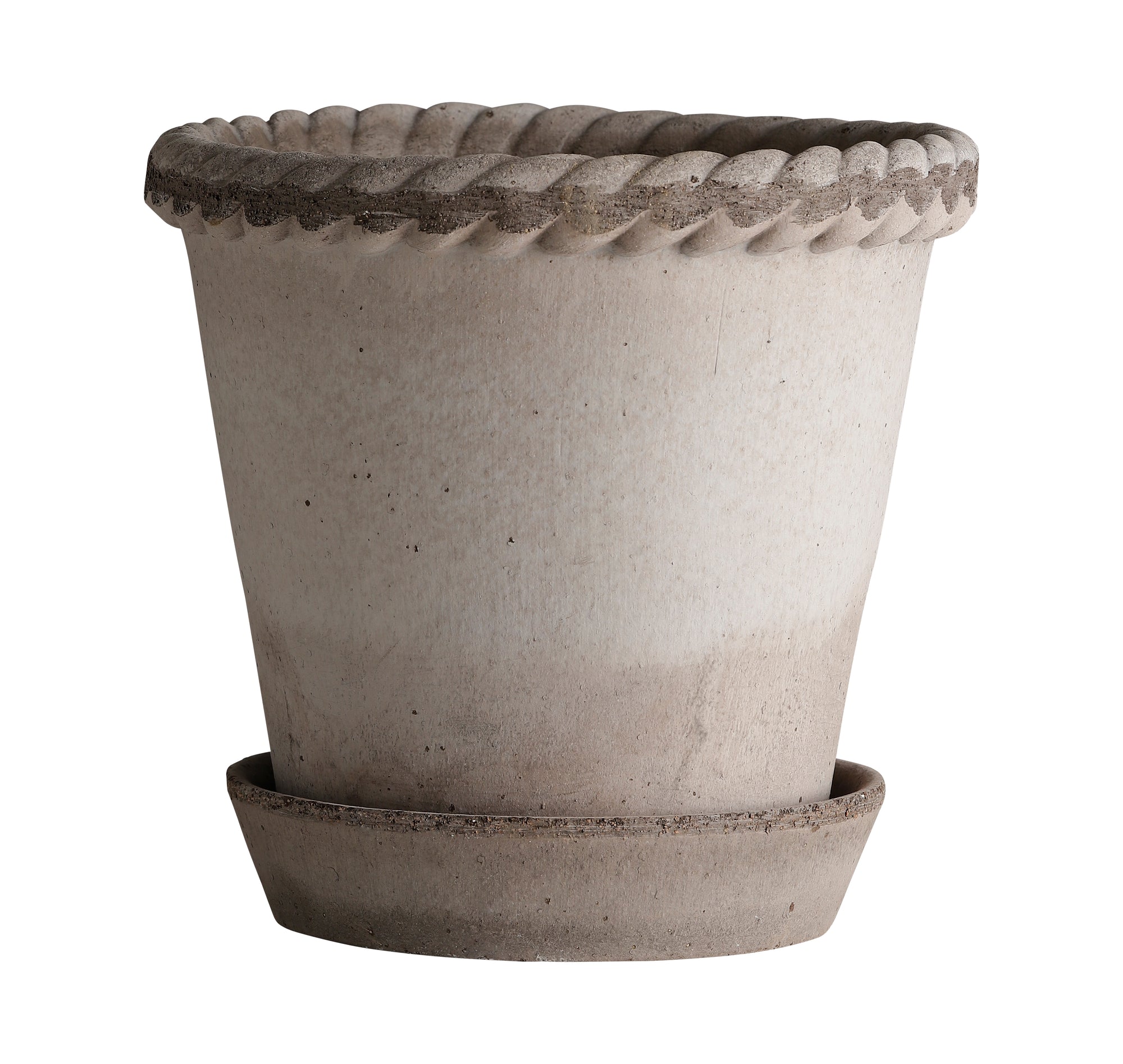 Grey Raw Handmade Ceramic Pot Bergs Potter Denmark