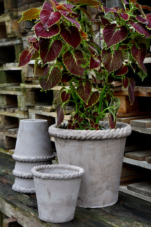 Grey Raw Handmade Ceramic Pot Bergs Potter Denmark