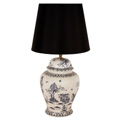 Landscape Jar Table Lamp