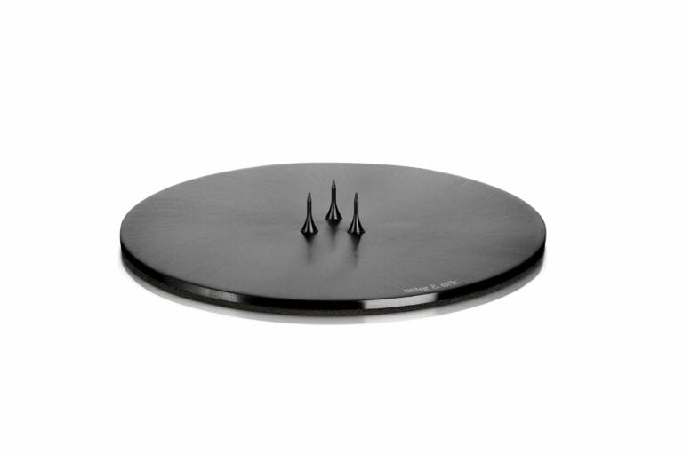 Classic Candle Plate - Matt Black