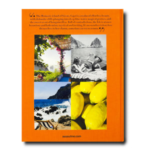 Assouline Capri Dolce Vita Travel Series coffee table living room premium book