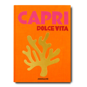 Assouline Capri Dolce Vita Travel Series coffee table living room premium book