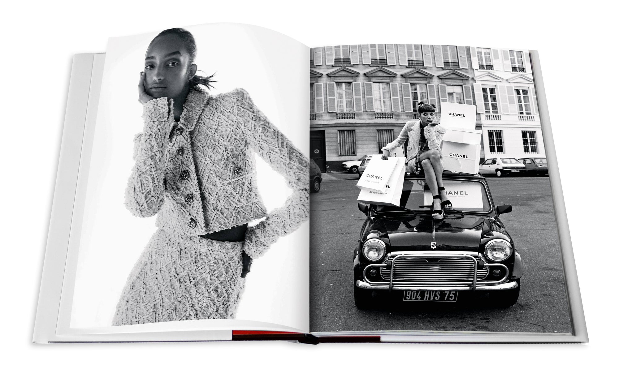 Chanel 3 slip coffee table fashion book