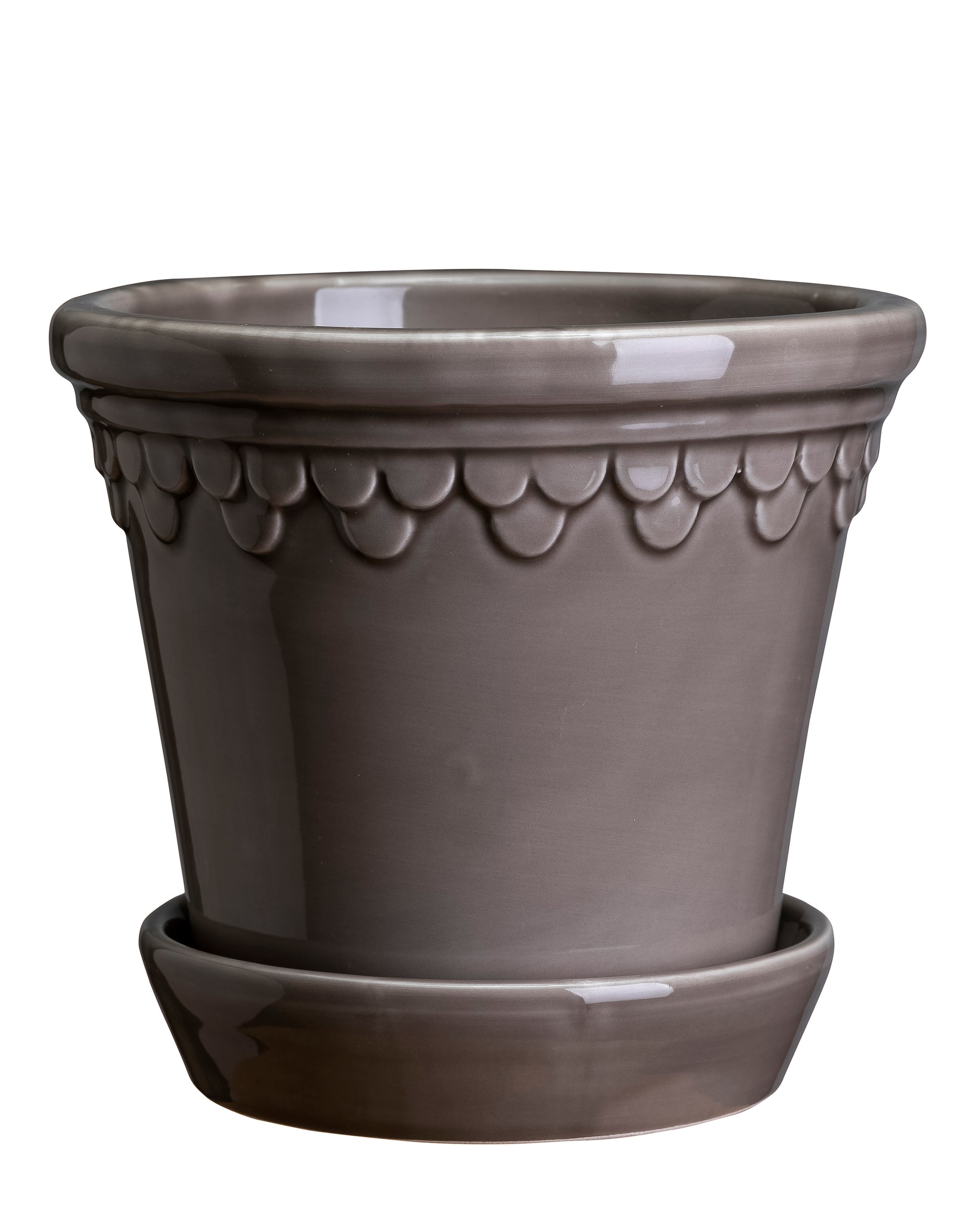 Copenhagen Plant Pot, Pearl Grey