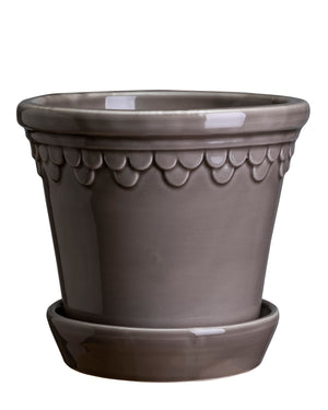 Copenhagen Plant Pot, Pearl Grey