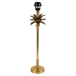 Gold Palm tree table lamp home decor