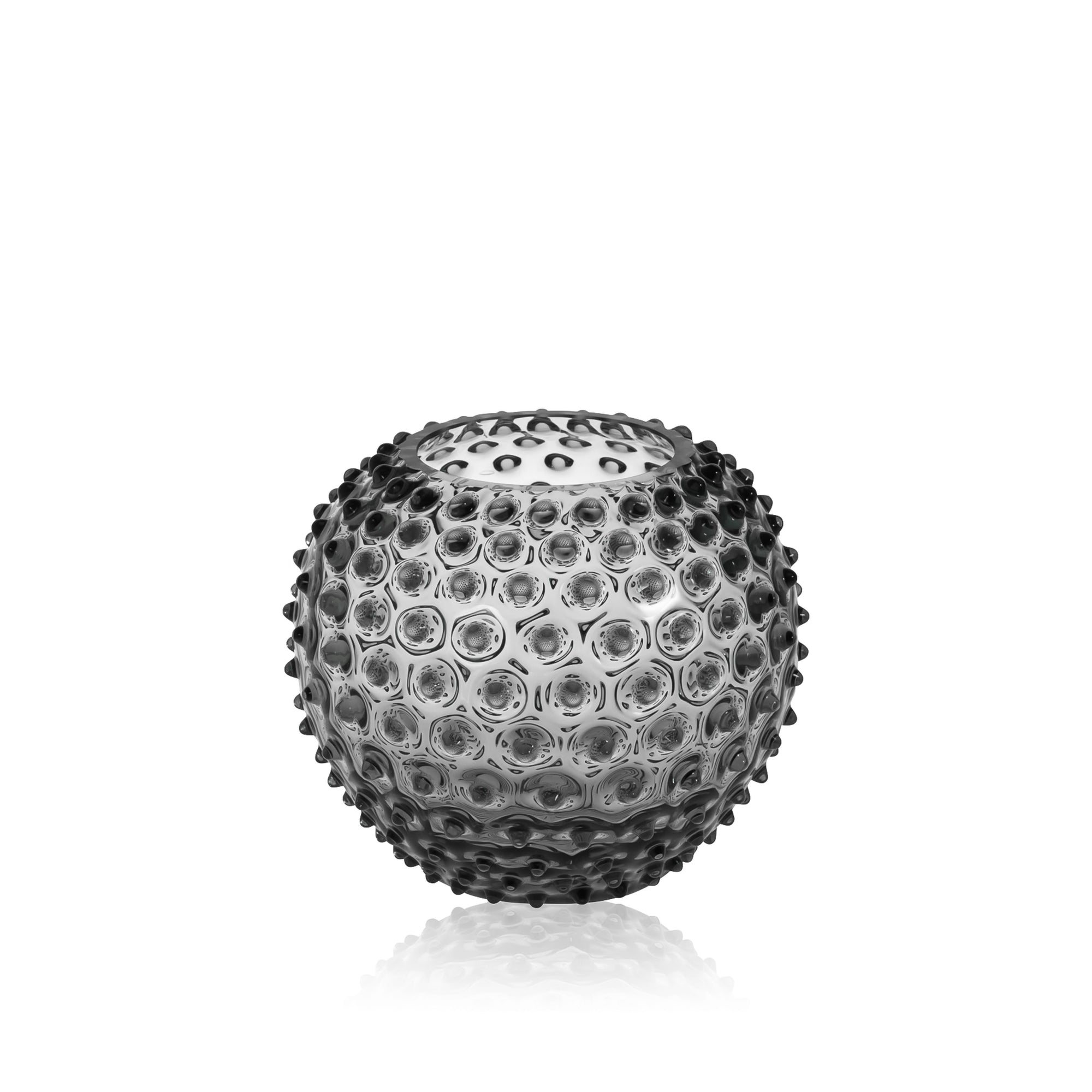 Grey Smoke Klimchi Hobnail vase