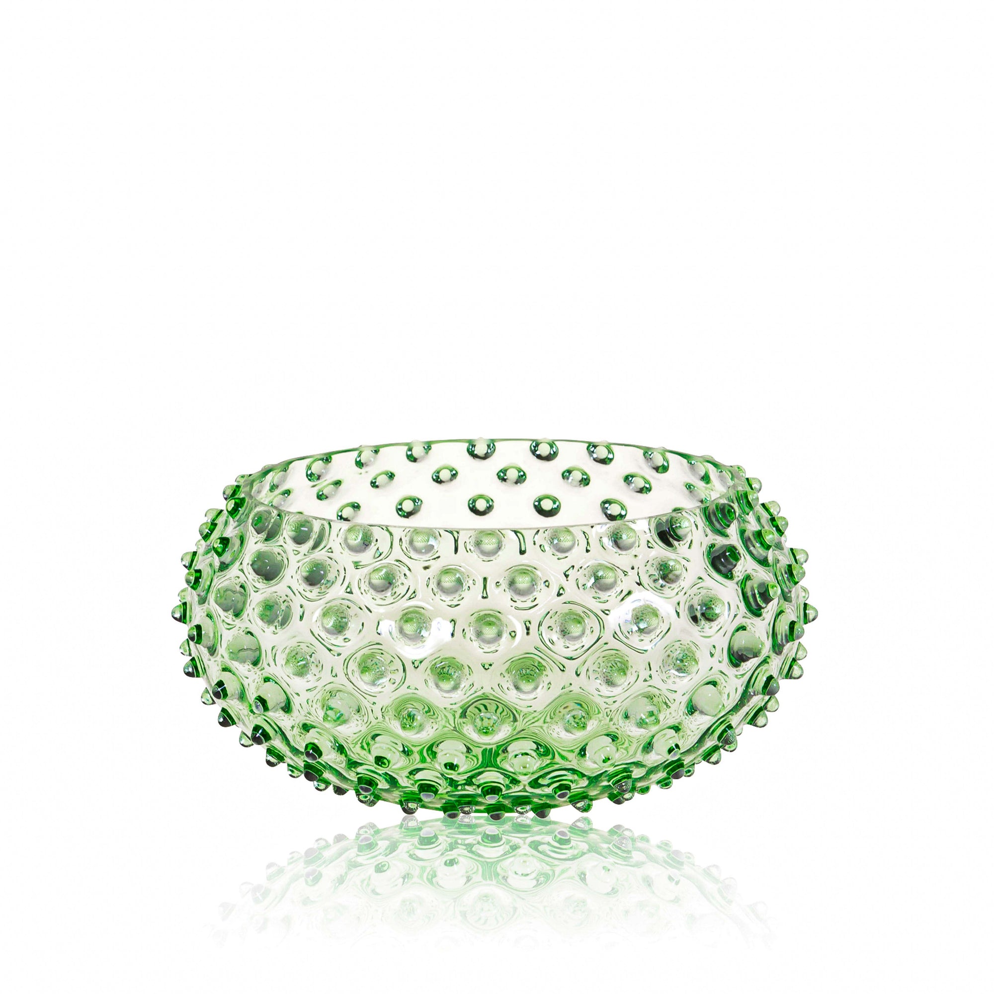 light green klimchi hobnail bowl