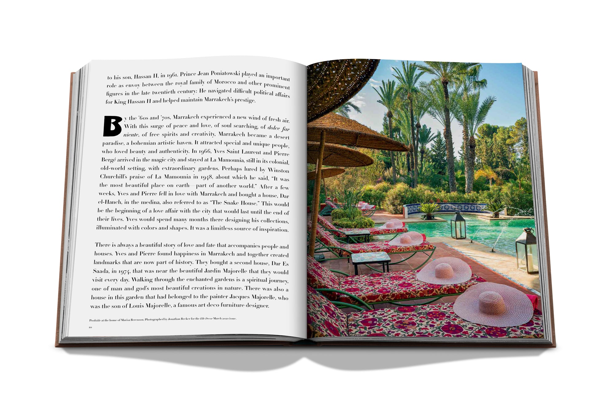 Assouline Marrakech Travel Series coffee table living room premium book