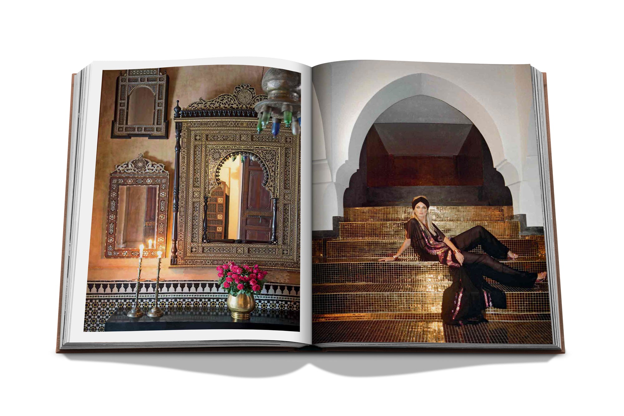 Assouline Marrakech Travel Series coffee table living room premium book