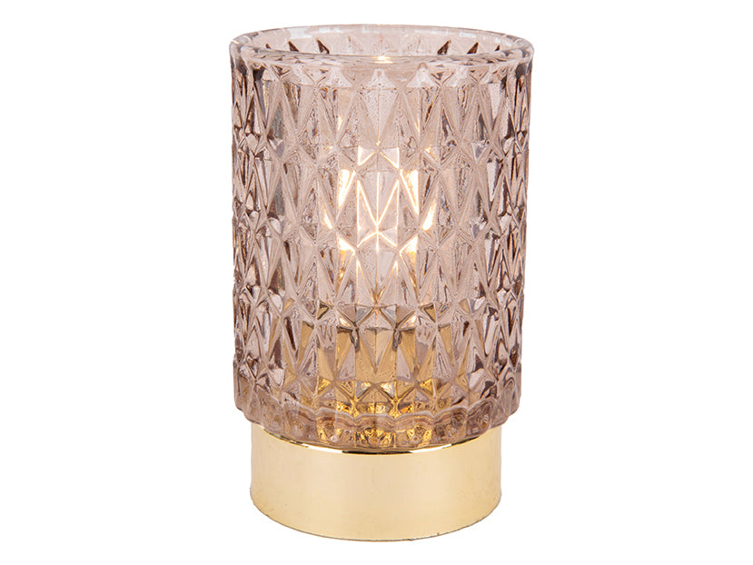 Votive Diamond LED Candle Holder