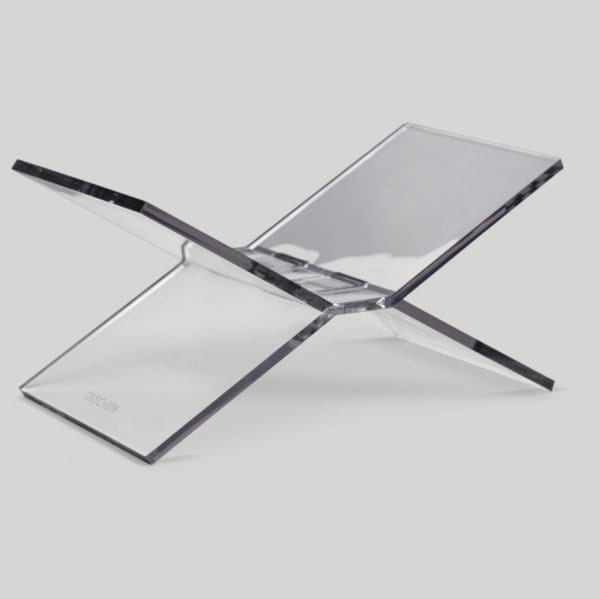 Clear book stand