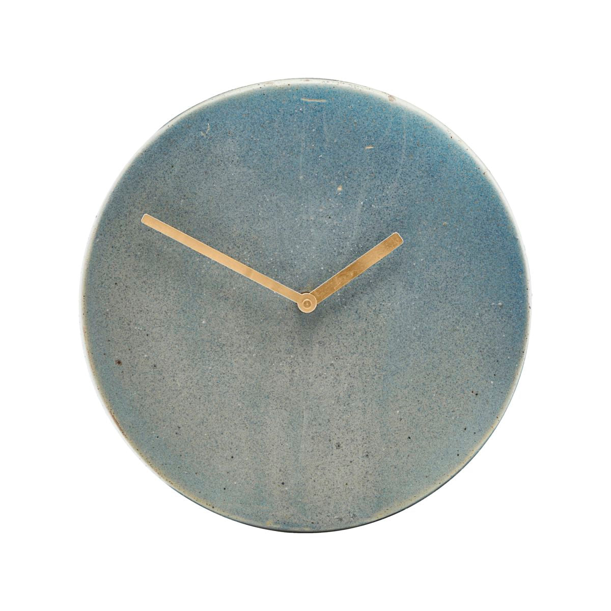 House Doctor stone concrete wall clock blue grey